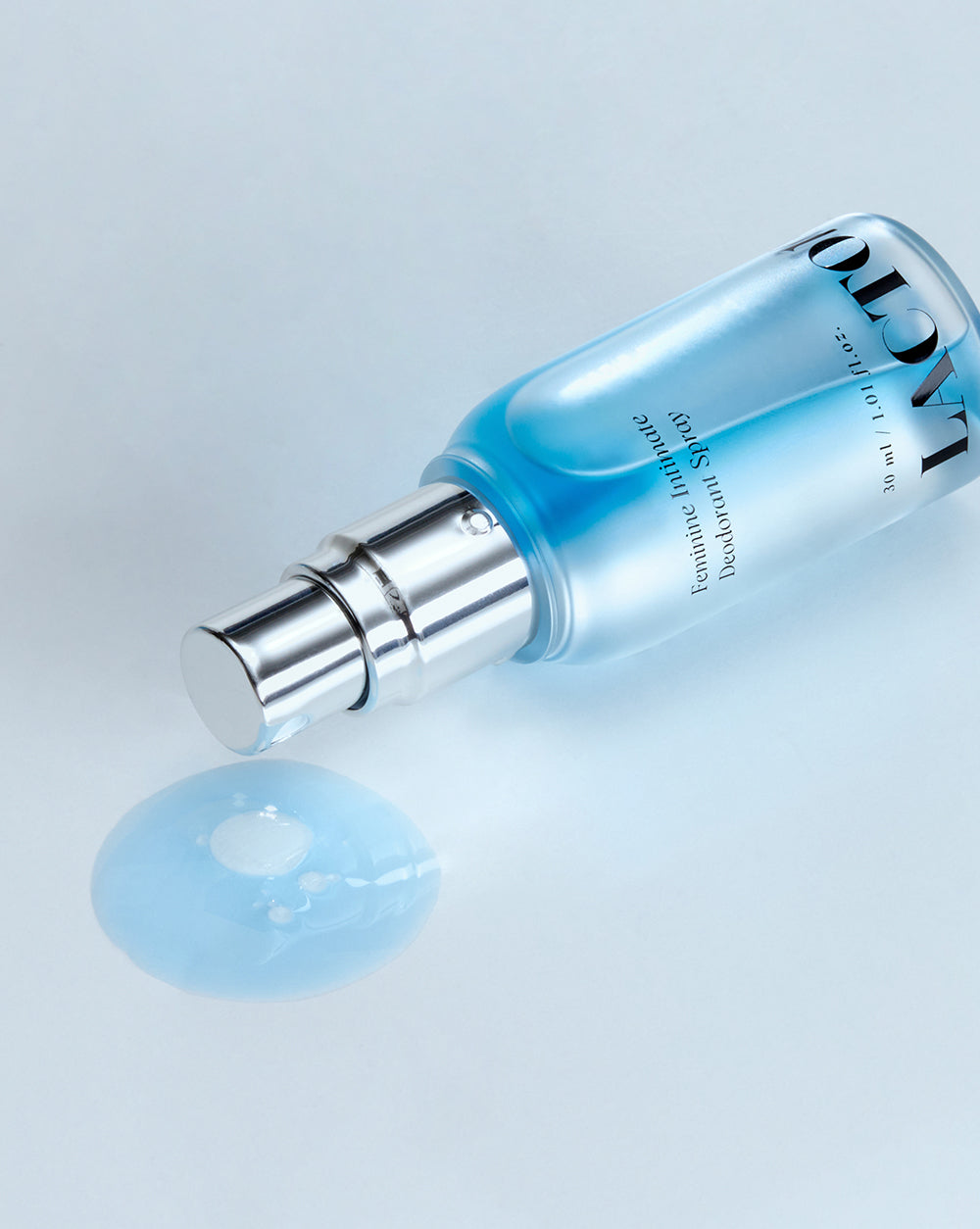 Feminine Intimate Deodorant Spray with liquid content