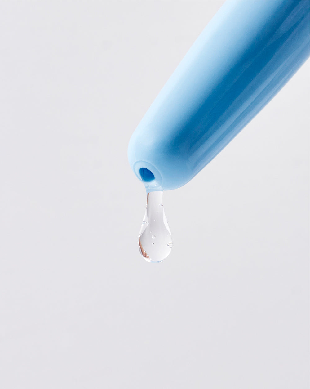 gel dripping from the intimate care gel applicator