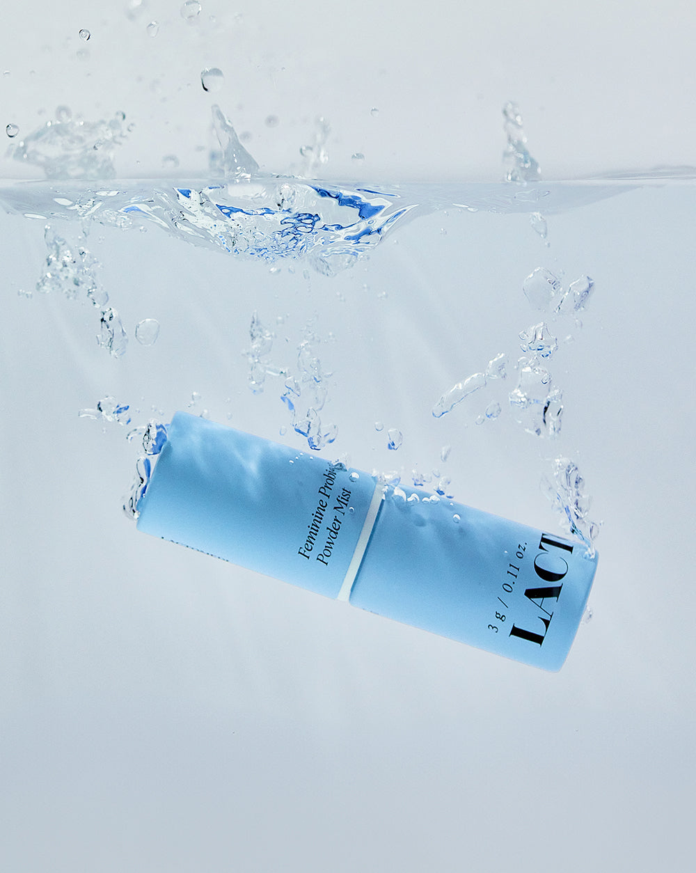 Feminine Probiotics Powder Mist under water