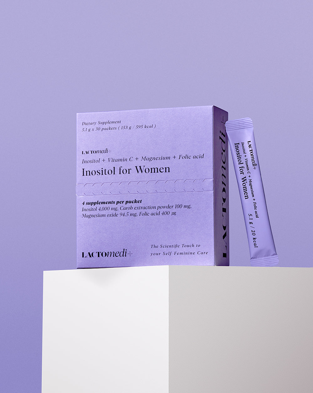 Inositol for Women on a platform