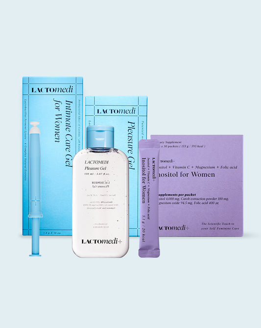 One Intimate Care Gel, One Pleasure Gel, One Inositol for Women