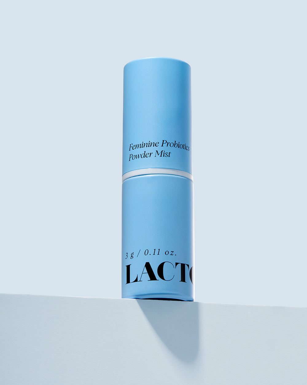 Feminine Probiotics Powder Mist on a platform